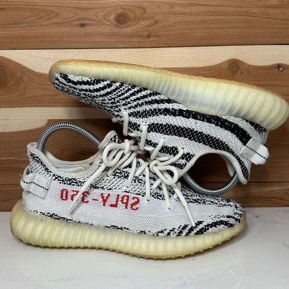 Adidas Men's Yeezy Boost 350 V2 'Zebra' Streetwear (CP9654) Size 7 US - Picture 10 of 16